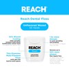 Reach Unflavored Waxed Dental Floss for Oral Care & Removal