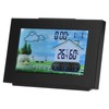 Weather Clock with Color Touch Screen Backlight Indoor Outdoor Thermometer