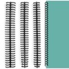 15 Pcs Plastic Binding Combs, 30 Holes, 28 * 10mm/13mm/16mm