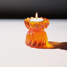 ICNBUYS Twizzle Twist Tealight Holder, Decorative Tealight Candle Holder for Table Display, Romantic Decoration, Unique Home Décor Aesthetic, Housewarming Gift, Spiral Sculpture Diwali Tea Light Stand