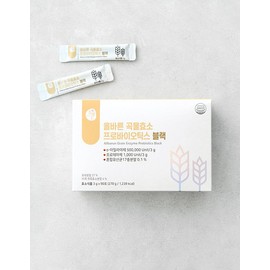 Olbareun [올바른] 곡물효소 프로바이오틱스 블랙 (90포) [Olbareun] Grain Enzyme Probiotics Black (90 Packs)