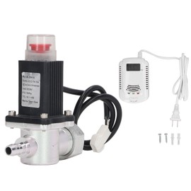 Valve Controller Gas Alarm Set Gas Liquid Emergency Shut Off Valve Leakage Alarm Detector Set AC90‑240V US Plug