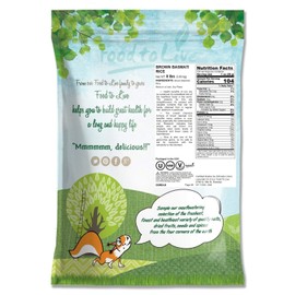 Food to Live Brown Basmati Rice, 8 Pounds – Whole Grain, Long-Grain Rice Variety, Fragrant, Kosher, Vegan. Less Starch. High in Dietary Fiber. Great for Making Stir-Fries, Curries, and Pilafs.