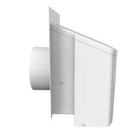 Ventilation Maximum Outdoor Home air Vent Outlet Cover, 6’’ inch, rangehood Bathroom Fan HVAC Exhaust/Intake Wall Vent Cover, Energy Saving Design, Metal Construction – AF6-C - White