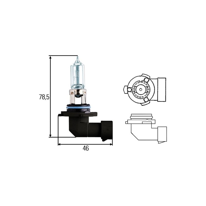 Hella H71070347 Optilux XB Series HB3 9005 Xenon White Halogen
