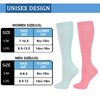 Cheeroyal 2 Pairs Compression Socks for Women Men Circulation-Best Support
