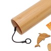 Bamboo Wind Chimes Metal Waterproof Japanese Chord Windchime Windbell for