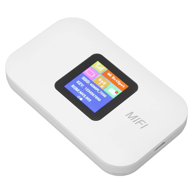 ciciglow Tragbarer Mobiler 4G LTE-WLAN-Hotspot für Reisen | SIM-Kartensteckplatz |