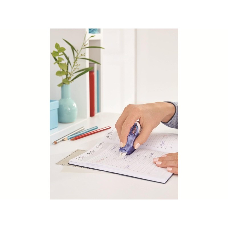 tesa Eco-Friendly Correction Roller ecoLogo - for precise correcting and
