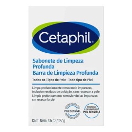 Jabón Barra Cetaphil Limpieza Profunda Cuerpo Y Rostro 127g                                                                                           