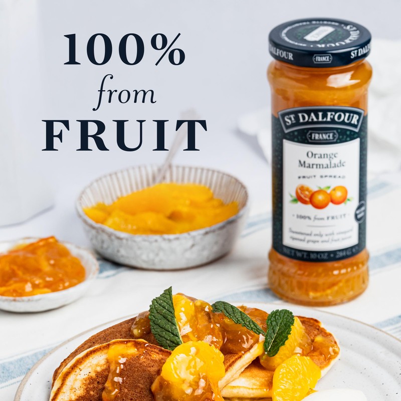 St. Dalfour Orange Marmalade Fruit Spread - 10oz - 100%