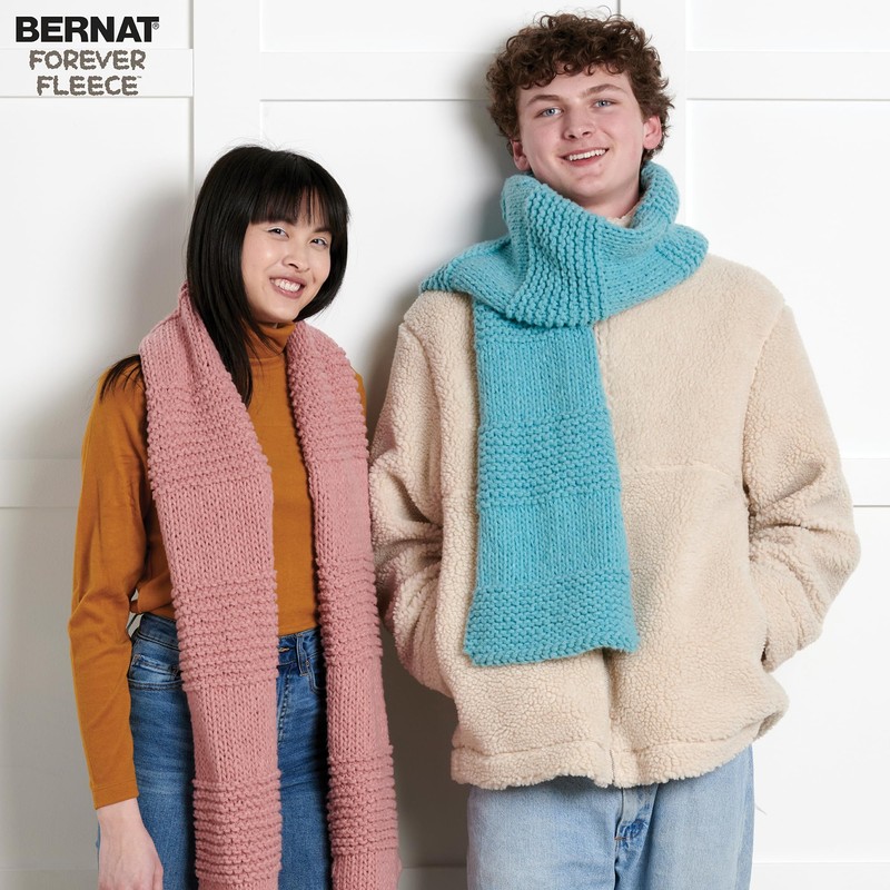 Bernat Forever Fleece - Hilo de menta – 2 paquetes