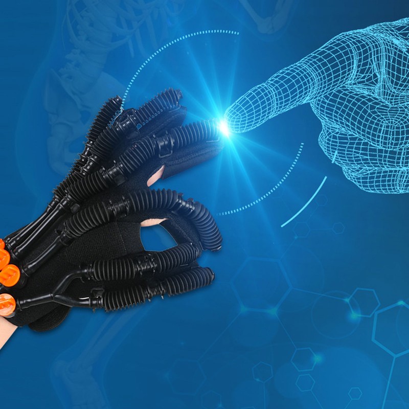 Hand Wrist Exerciser Glove Soft Resin Fibre Finger Training Orthotics