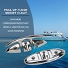 MEMUME Folding Boat Cleats 5 inch 6 inch 316 Stainless