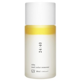 uka Nail Color Remover 24:40 (Vanilla & Lavender Scent) 2.7 fl oz (80 ml) / Bleaching Solution Nail Off Self Nail
