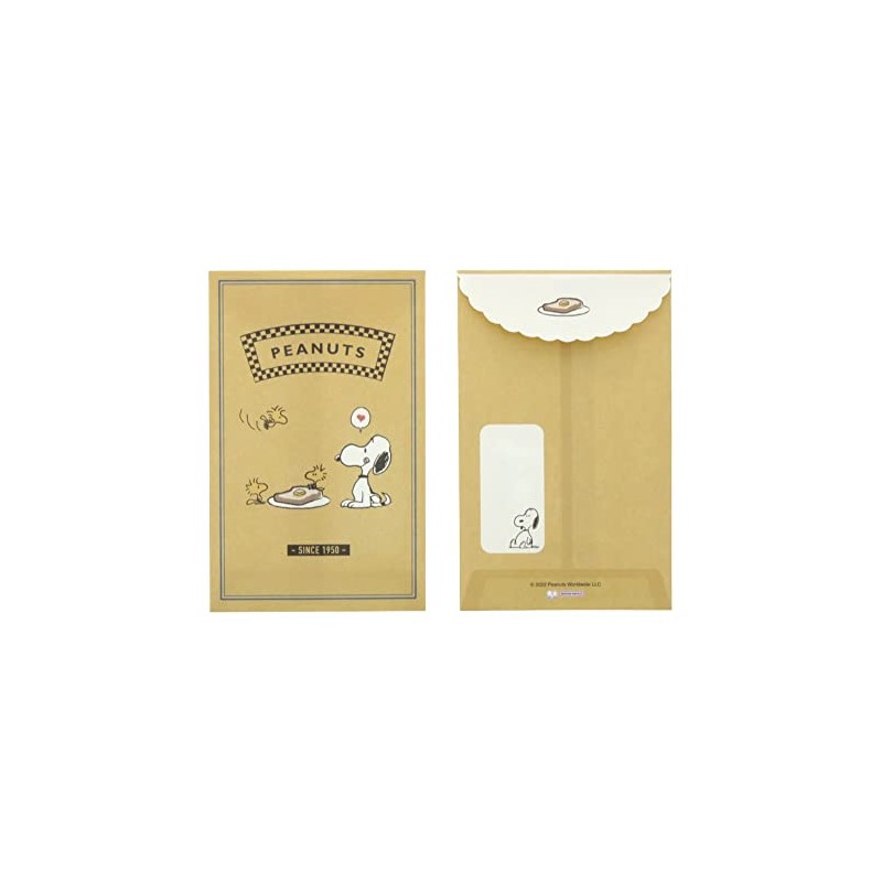 Sunstar Stationery Snoopy Letter Set, Die Cut Mini, Peanuts American