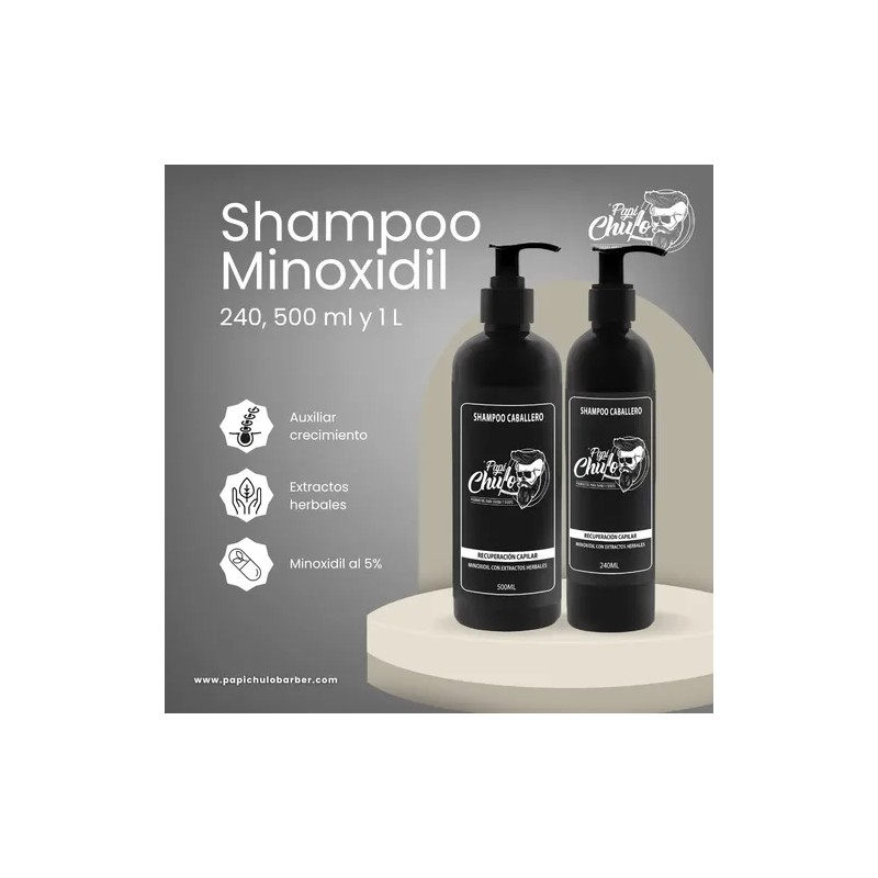 Shampoo Anticaída Papichulo Barber 240ml