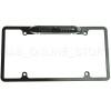 BLACK LICENSE PLATE FRAME WITH IR NIGHT VISION COLOR FRONT