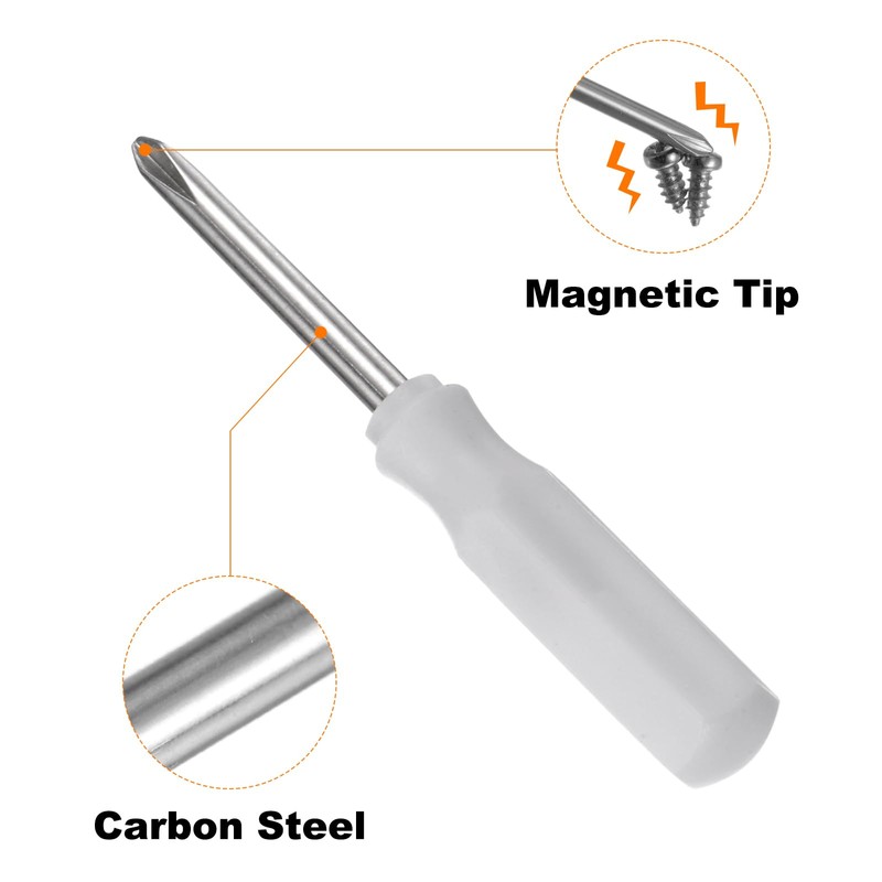 HARFINGTON 4Pcs PH1 Mini Phillips Screwdriver 2.5mm Magnetic Cross Head
