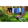 Retractable Washing Line Heavy Duty Grey Weather Resistant Indoor and