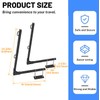 KUAFU RV Foldable Tote Tank Rack Carrier Compatible with Suitcase