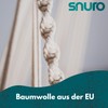 SNURO Cotton Rope (3 mm, 160 m, Natural) for Crochet