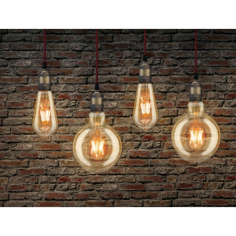 Paulmann LED Vintage Globelampe125 6,5W E27 230V Gold 1700K