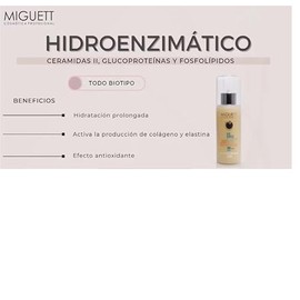 Miguett - Gel Facial Hidroenzimático, Antioxidante con Ceramidas y Glucoproteínas, 150 ml - 150 ml - Daily Care