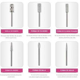Drill para Uñas Profesional,Lima de Uñas Eléctrica, Herramientas para uñas, lima para uñas de dedos y dedosdel pie, cuidado de uñas, máquina de pulir uñas, set de máquina depedicura