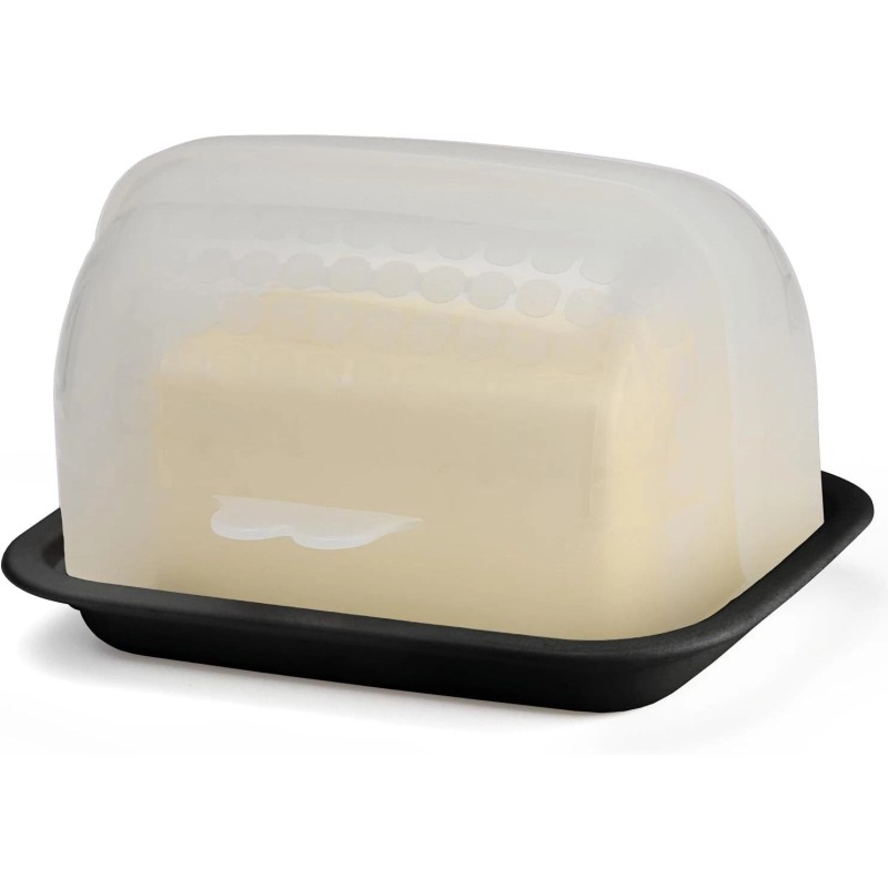 NoBrand Extra Large Butter Dish with Flip Top Lid Wide