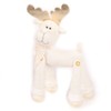 WeRChristmas Reindeer Christmas Decoration - 30 cm, Cream/Gold