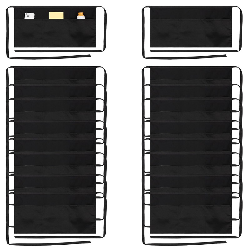 JDRGJTH 20 Pack Server Aprons with 3 Pockets Half Aprons