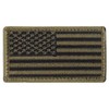 Rothco American Flag Patch - Hook Back, Normal, Olive Drab/Black