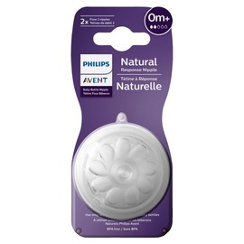 Avent Natural Response Teat Flow 2 (0 Months+) X 2