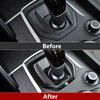 Car Gear Shift Trim Center Console Panel Cover Sticker Carbon