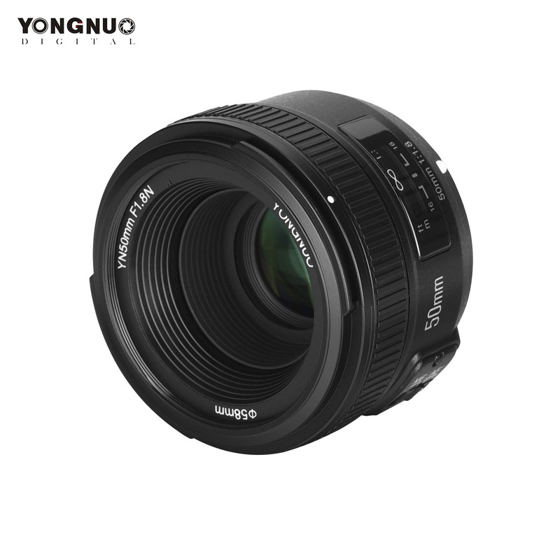 YONGNUO YN50mm F1.8 AF Lens 1:1.8 Standard Prime Lens Large