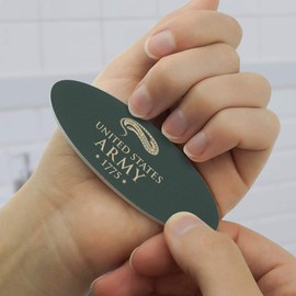 U.S. Army Vintage United States Army Logo 1775 Double-Sided Oval Nail File Emery Board Set 4 Pack