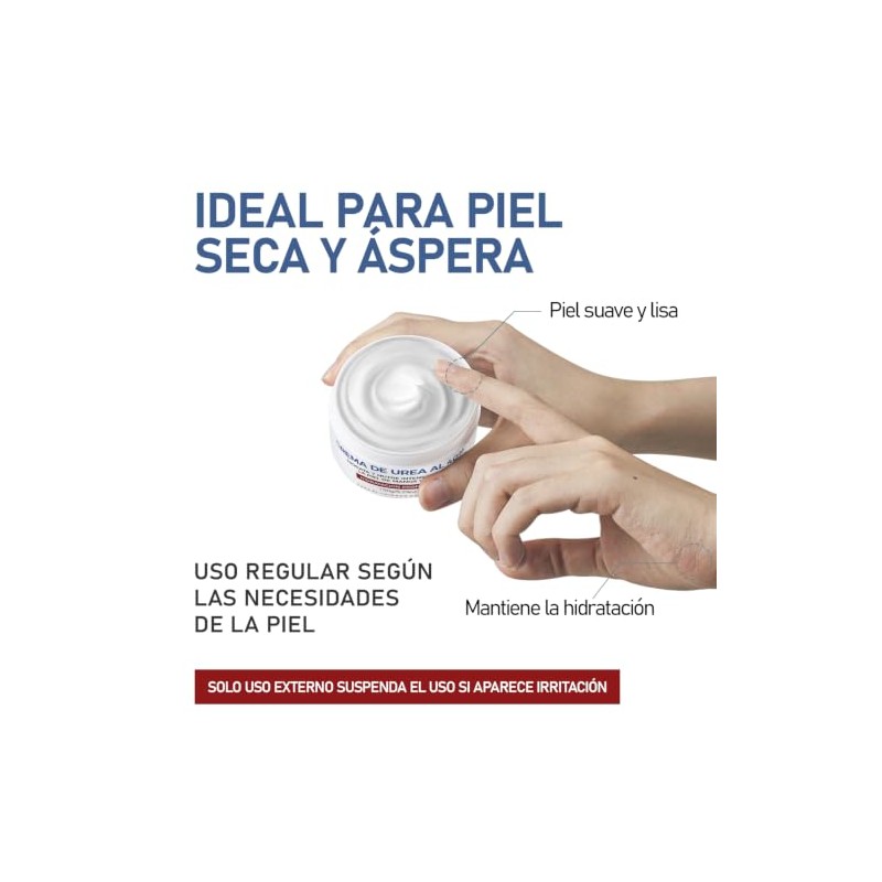 OUKEYA Crema de Urea 40% con Glicerina y Vitamina E