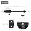 HOJLKLD Slide Bolt Gate Latch, 2 Pack 10 Inch 304