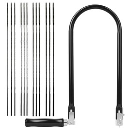 Seghetto da Traforo con 12 Lame (4#6#8#10#), Arco per Traforo 290mm, Lame per Metallo e Legno, Seghetto da Precisione per Modellismo e Tagli Precisi