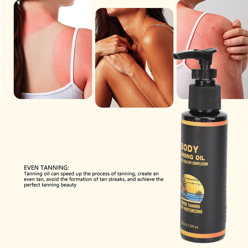 Tanning Oil Keep Skin Hydrating Fast Absorbing Bronzing Tanning Lotion