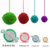 XLKJ Pompom Maker, 4 Sizes of Pompom Maker for Kids