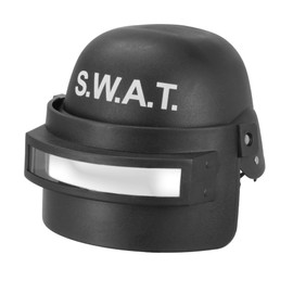 W WIDMANN MILANO Party Fashion - S.W.A.T. Kids Hard Plastic Swat Agent Police FBI SEK Helmet with Visor