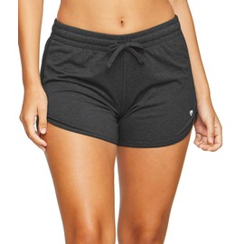 COLOSSEUM Active Women's Simone Cotton Blend Yoga and Running Short (Black, Medium)