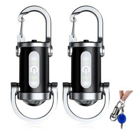 Superhelle Mini-Schlüsselanhänger-Taschenlampe Wasserdichtes Schlüsselanhänger-Taschenlampen-Ladegerät LED-Mini-Taschenlampe Schlüsselanhänger Taschenlampe USB Wiederaufladbare Outdoor Camping Taschen