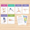 WorkoutLabs Plastic Yoga Cards with Sanskrit Language for Visual Learning,
