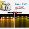 Partsam 3PCS Amber Cab Roof Running Marker Lights +5xT10 5050