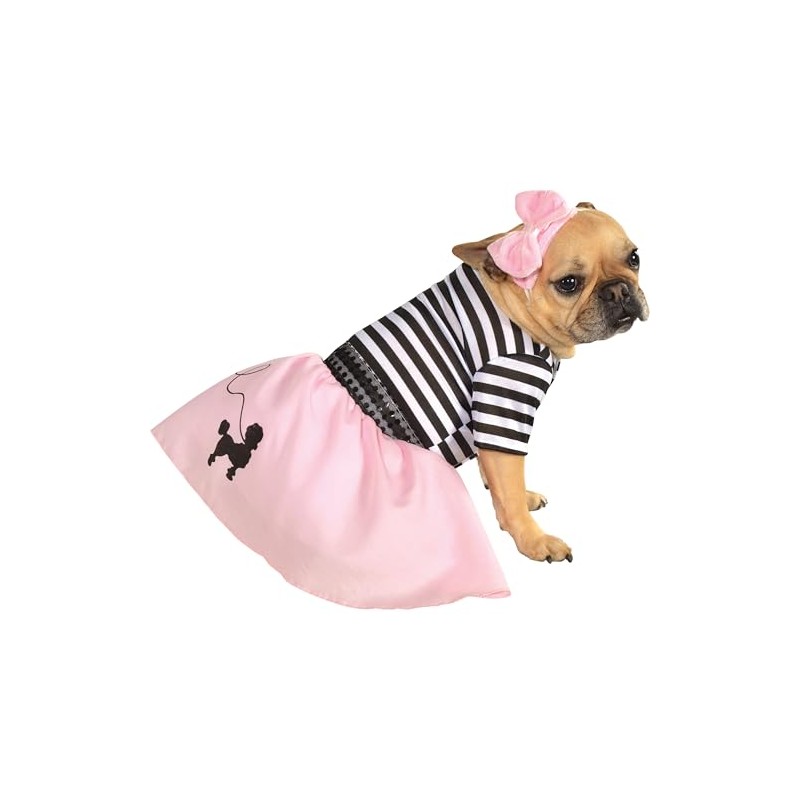Rubies Fifties Girl Pet Costume for Dogs or Cats, Medium