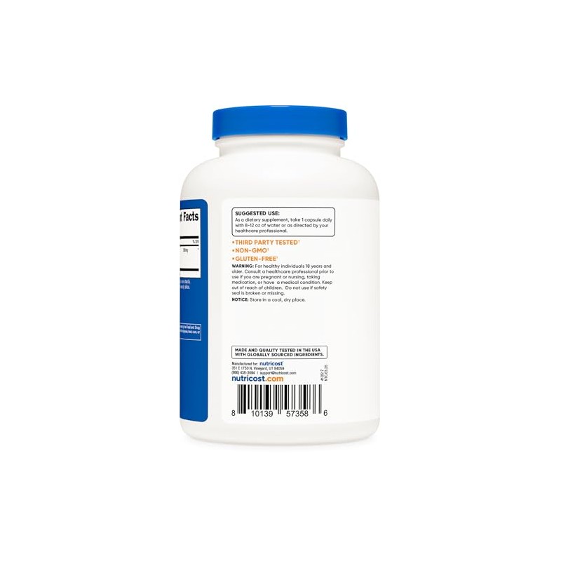 Nutricost Ginger Root Extract 240 Capsules for 240 Servings Per