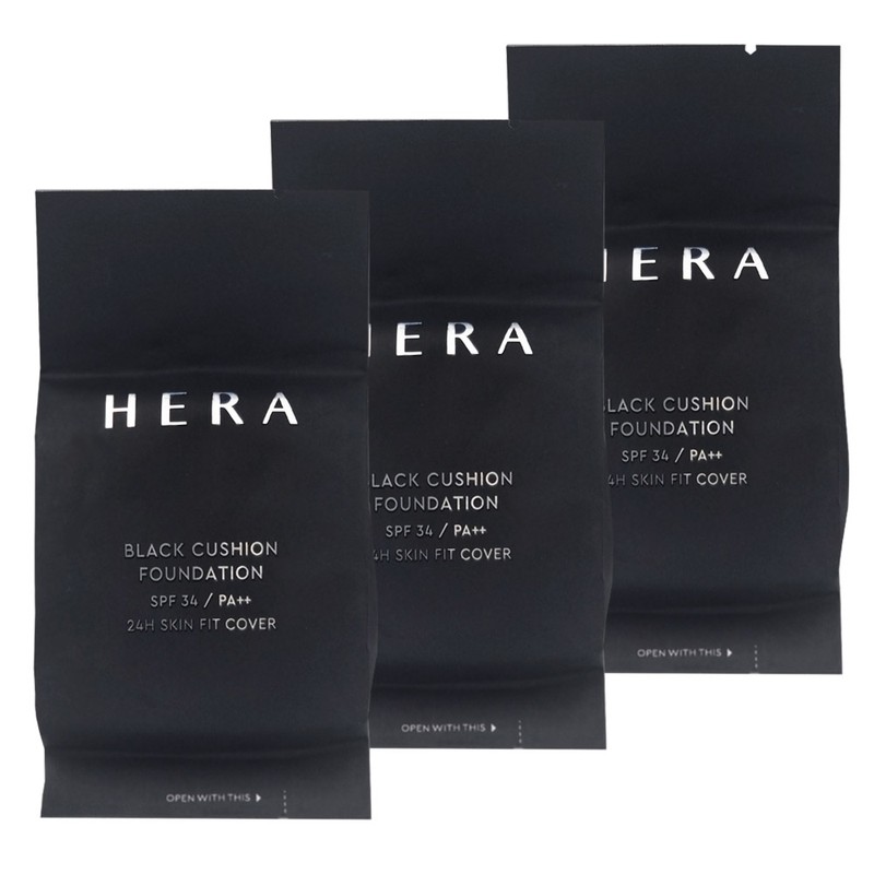 Hera Black Cushion Refill 21N1 Vanilla 15g 3 Pieces /